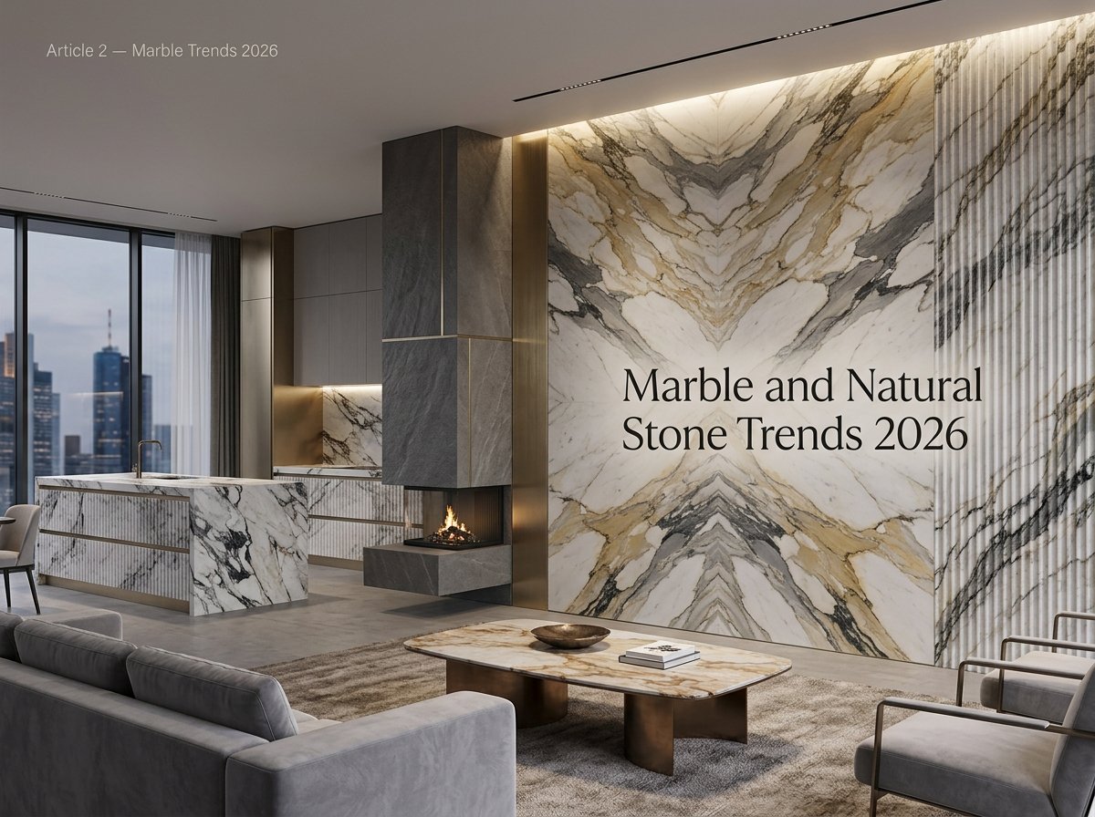 Tendances Marbre & Pierre Naturelle 2026